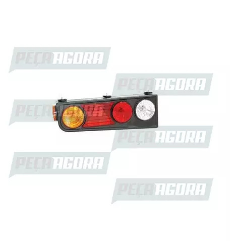 LANTERNA TRASEIRA KIT RANDON METALIZADA COM TRIANGULO DIREITO AF (454431)