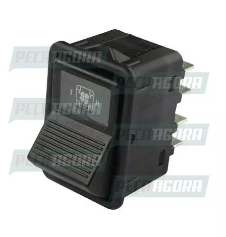 INTERRUPTOR DE TECLA VENTILADOR DO PISO MB CAMINHAO/ONIBUS MARILIA (3595457717)