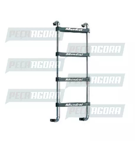 ESCADA TRASEIRA CROMADA VOLKSWAGEN CONSTELLATION CABINE LONGA 4 DEGR. (445075)