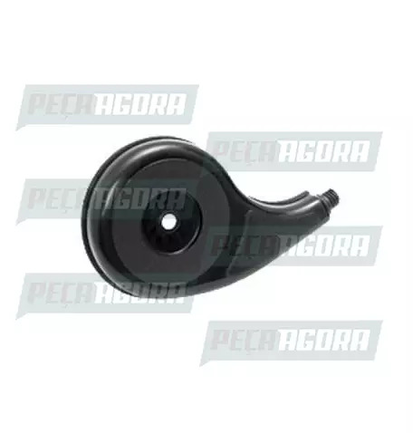 CALOTINHA PRETA PLASTICA GOTA SEM REFLETIVO DIREITO RODOAR (NF 47)