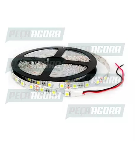 LAMPADA IMPORTADA LED FITA 12V 300 LEDS BRANCA SLIM (05 MTS) SILICONE (445778)