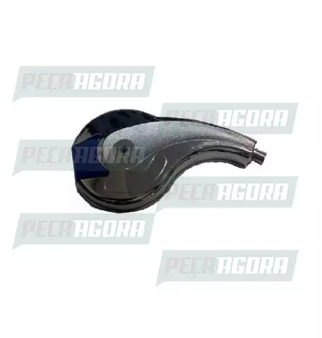 CALOTINHA CROMADA PLASTICA COM REFLETOR ACRILICO AZ ESQUERDO RODOAR (452315)