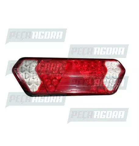 LANTERNA TRASEIRA CARRETA 12 A 15 IMPLEMENTAR COM CONECTOR SELADO 24V DIREITO BR