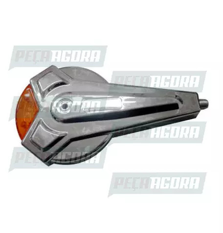 CALOTINHA CROMADA PLASTICA LUX AMARELA RODOAR (420886)