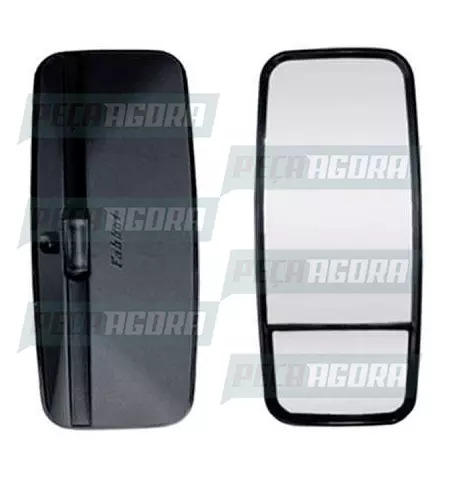 ESPELHO PARA SCANIA T/R 112/113 INTEITO SEM BRACO SEM DESEMBACADOR SEM AUXILIAR 