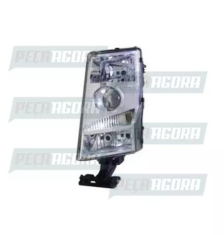 FAROL VOLVO FH-12 2004 A 2009 COM CONECTOR REDONDO DIREITO IMPORTADO (458580)