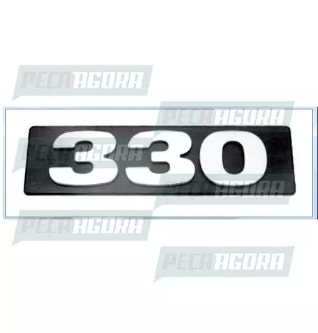 EMBLEMA PLASTICO GRADE ORIGINAL PARA SCANIA SERIE 4 ''330'' (1442283.)