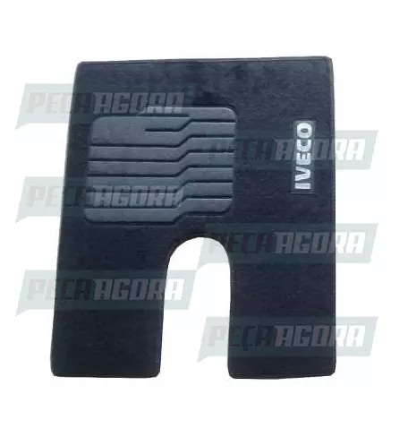 TAPETE TEXTURIZADO C/LOGO PARA IVECO 50X60 MOTORISTA PRETO PREMIUM (458921)