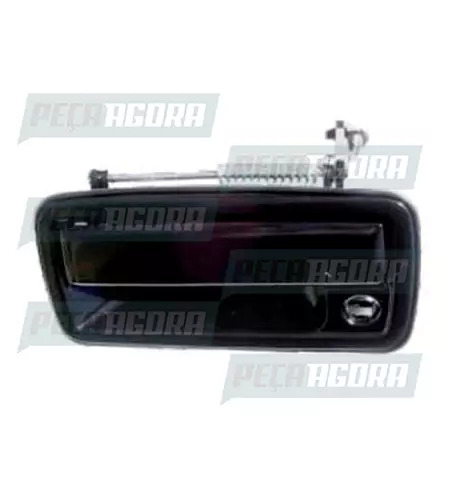 MACANETA EXTERNA S-10 PRETA PORTA SEM CHAVE ESQ-ATEM (15202911)