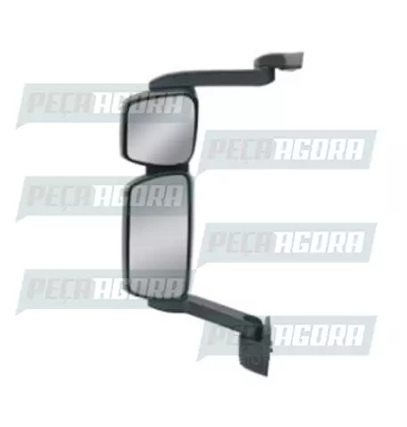 ESPELHO PARA IVECO TECTOR/CURSOR COM DESEMBACADOR CONVEXO ESQUERDO ELETRICO (580