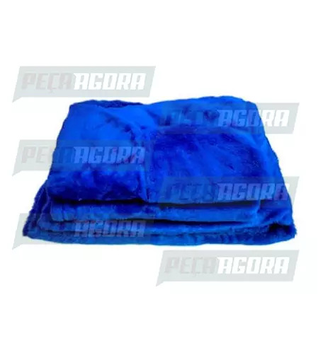 CAPA PELUCIA CHINIL SOFA INDIV.C/LOGO VW CONSTEL.MOTORISTA/CARONA GAUCHA AZUL (4