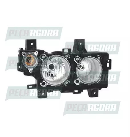 FAROL MERCEDES BENZ ATEGO 2013 COM SETA ESQUERDO  FORT LUZ (A9588201061)