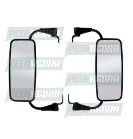ESPELHO PARA SCANIA T/R 112/113 CONJUNTO COMPLETO COM BRACO SEM DESEMBACADOR SEM