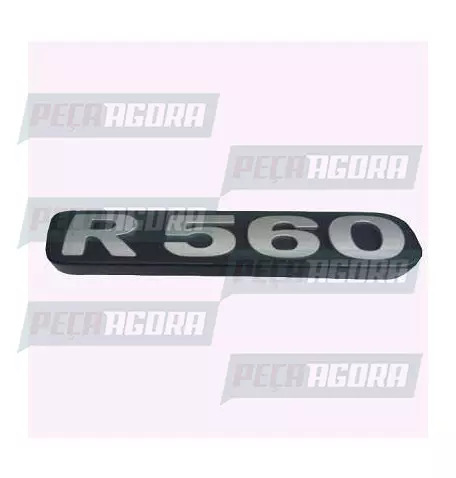 EMBLEMA PLASTICO GRADE CINZA PARA SCANIA SERIE 5 ''R560'' (448155)