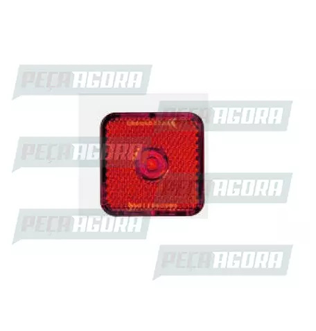 LANTERNA LATERAL QUADRADA LED COM CONECTOR BIVOLT AM.BRASLUX (453890)