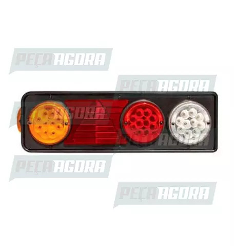 LANTERNA TRASEIRA KIT FACCHINI 30 LED PS COM TRIANGULO 24V DIREITO  PRADOLUX 202