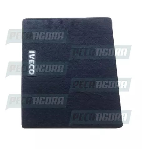 TAPETE CARPETE S/LOGO PARA IVECO 50X60 CARONA PRETO PREMIUM (458903)