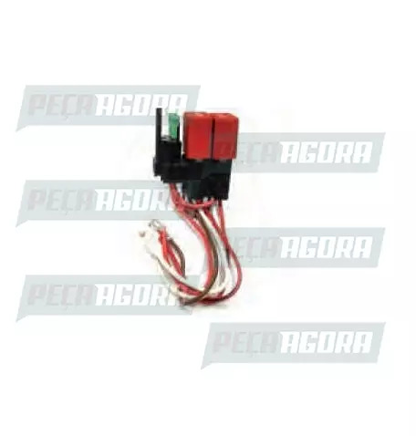 RELE AUXILIAR UNIVERSAL 2 MINI SOQUETADOS 4 TERMINAIS SEM SUPORTE 30A 12V ARPE (