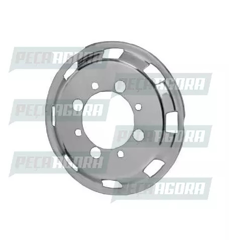 CALOTA DIANTEIRA 22,5 FABBOF C092 AMERICANA SPEED S/MIOLO 8 FUROS PNEU S/CAMARA 