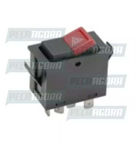 INTERRUPTOR EMERGENCIA VOLKSWAGEN 94/00 12V DIRETEC (ZBC953235)