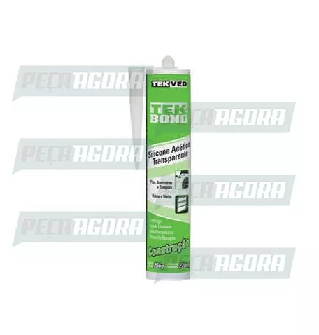 SILICONE DE VEDACAO ACETICO 270ML/256G TRANSPARENTE TEKBOND (446609)