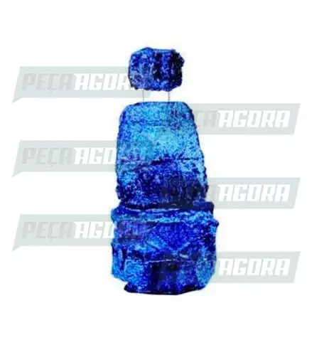 CAPA PELUCIA CHINIL BANCO S/LOGO MB ATEGO 2013 MOTORISTA GAUCHA AZUL (456324)