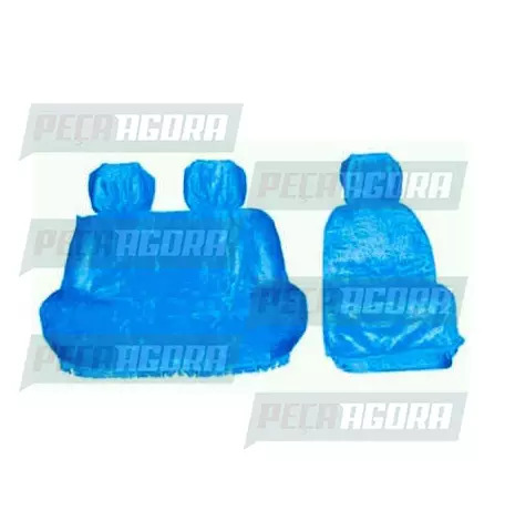 CAPA PELUCIA CHINIL BANCO S/LOGO RENAULT MASTER ATE 2020 AZUL (443553)