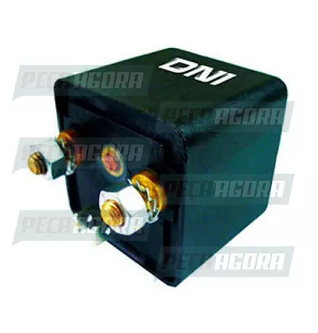 RELE BLOQUEIA PARTIDA ALARMES COM SUPORTE 100A 24V DNI 8131 (99436136)