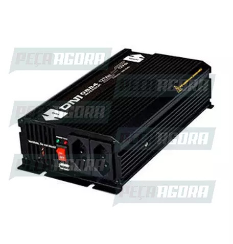 INVERSOR DE TENSAO 12V/ 110V 1000W DNI 0884 (448763)
