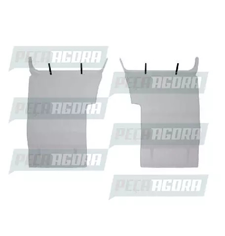 PAR TAPA ESTRIBO ANTIFURTO MERCEDES BENZ 1620 BICUDO ...2009 COM SUPORTE (455221