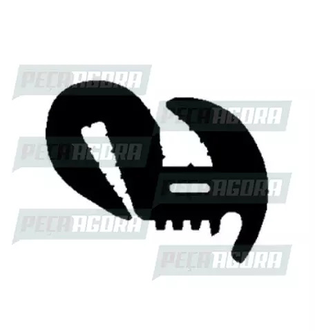 BORRACHA VIDRO LATERAL MERCEDES BENZ 608 DIREITO/ESQUERDO AUTOTRAVI (3086717520,