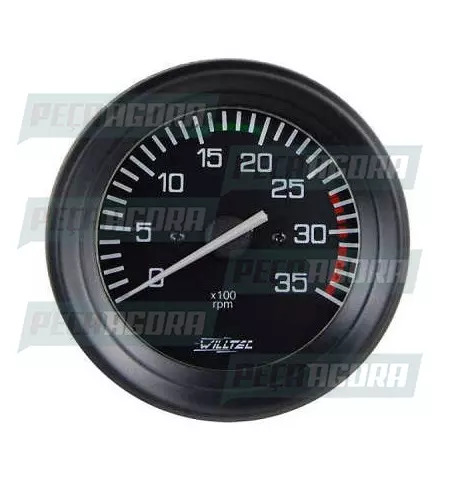 RELOGIO FORD CARGO TACOMETRO 3500 RPM 888HZ 85MM BIVOLT PT (JG919253E)
