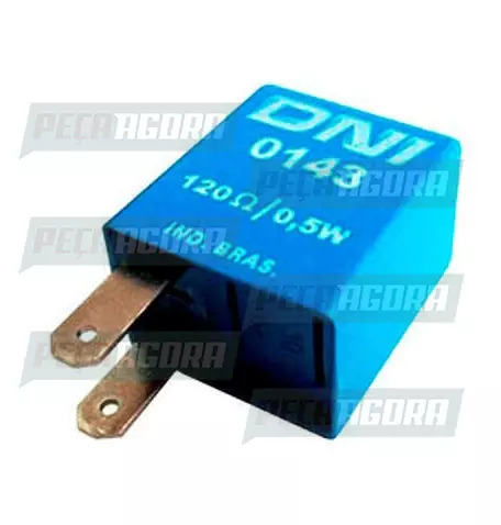 RELE DE CONEXAO FORD PORTA RESISTOR 3 TERMINAIS SEM SUPORTE 12V DNI 0143 (5C4514
