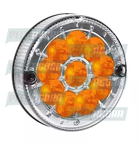 LANTERNA TRASEIRA RANDON COM 10 LEDS 24V PS AM/CR PRADOLUX PL0796 (451439)