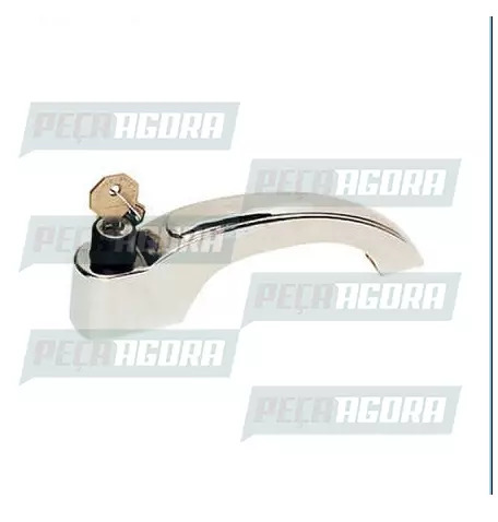 MACANETA EXTERNA PARA SCANIA SAAB 111 CROMADA PORTA COM CHAVE ESQUERDO UNIVEL (1