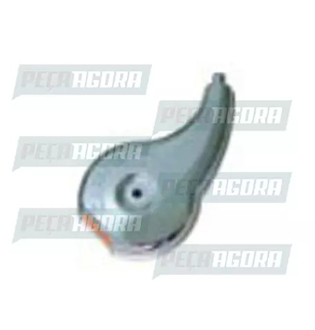 CALOTINHA CROMADA PLASTICA OLHO GATO LARANJA CAPANEMA ESQUERDO  RODOAR (420878)