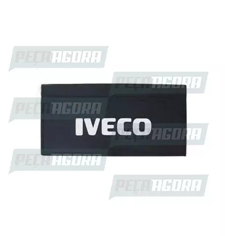 PARABARRO ORIGINAL PARA IVECO BRANCO 620X345MM BORRACHA  (423391)