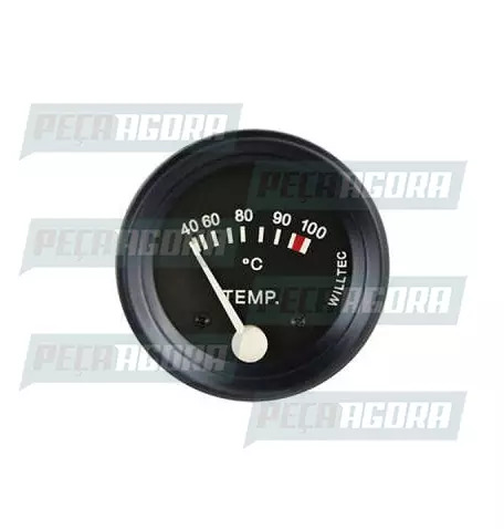 RELOGIO FORD TERMOMETRO MECANICO AGUA 40-100 GRAUS 52MM CABO 350CM PT (443642)