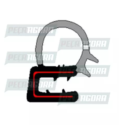 BORRACHA PORTA VOLVO 80... 92 FIXA AUTOTRAVI (8124344.)