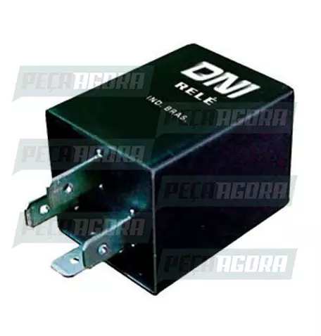 RELE TEMPORIZADOR DE PORTAS MARCOPOLO 4 TERMINAIS SEM SUPORTE 24V DNI 0867 (4487