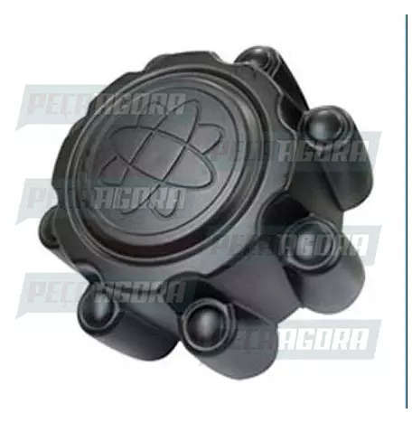 CALOTINHA CENTRO DA RODA F250/350 PRETA UNIVEL (439516)