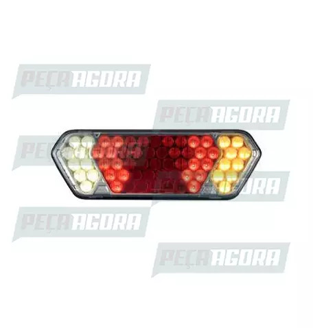 LANTERNA TRASEIRA GUERRA 09 A 11 IMPLEMENTAR COM CONECTOR SELADO 24V ESQUERDO BR