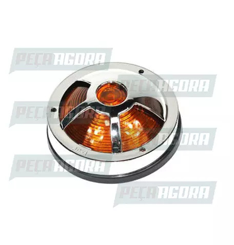 LANTERNA ESTRIBO CROMADA 03 JANELAS - AM 1117/3CR SINALSUL (421265)