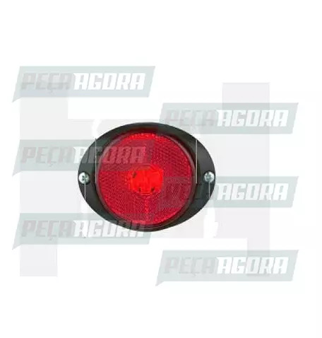 LANTERNA LATERAL ECLIPSE OVAL LED BIVOLT P/CONECTOR ACRILICO - VM BRASLUX (45388