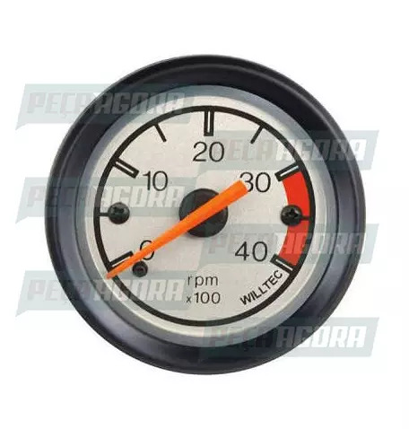 RELOGIO FORD CARGO TACOMETRO 4000 RPM BIVOLT 600 HZ 60MM PT (TH7919253)