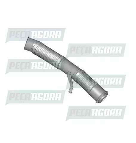 TUBO SAIDA MOTOR PARA SCANIA R 2019 4.1/2'' FLEXIVEL EURO 5 INOX TM1232 (2332285