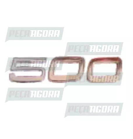 EMBLEMA ACRILICO FRONTAL ORIGINAL VOLVO''500'' (449815)