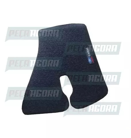 TAPETE TEXTURIZADO ORIGINAL MODELADO C/LOGO FORD CARGO MOTORISTA PRETO PREMIUM (