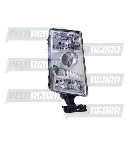 FAROL VOLVO FH-12 2004 A 2009 COM CONECTOR REDONDO ESQUERDO IMPORTADO (458581)