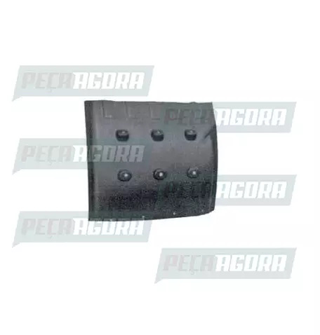 MEIO PARALAMA PARA SCANIA 114/124 DIANTEIRO DIREITO/TRASEIRO DIREITO PRETO PLAST